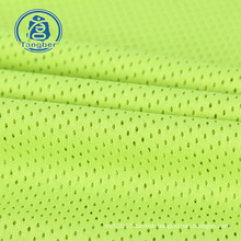 High quality fluorescence color warp 100% polyester breathable mesh fabric sports shoe lining